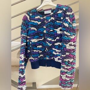 VINTAGE PUCCI MULTICOLOR LEATHER JACKET